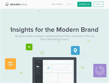 Tablet Screenshot of groundsignal.com